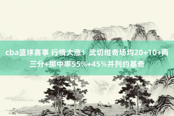 cba篮球赛事 行情大涨！武切维奇场均20+10+两三分+掷中率55%+45%并列约基奇